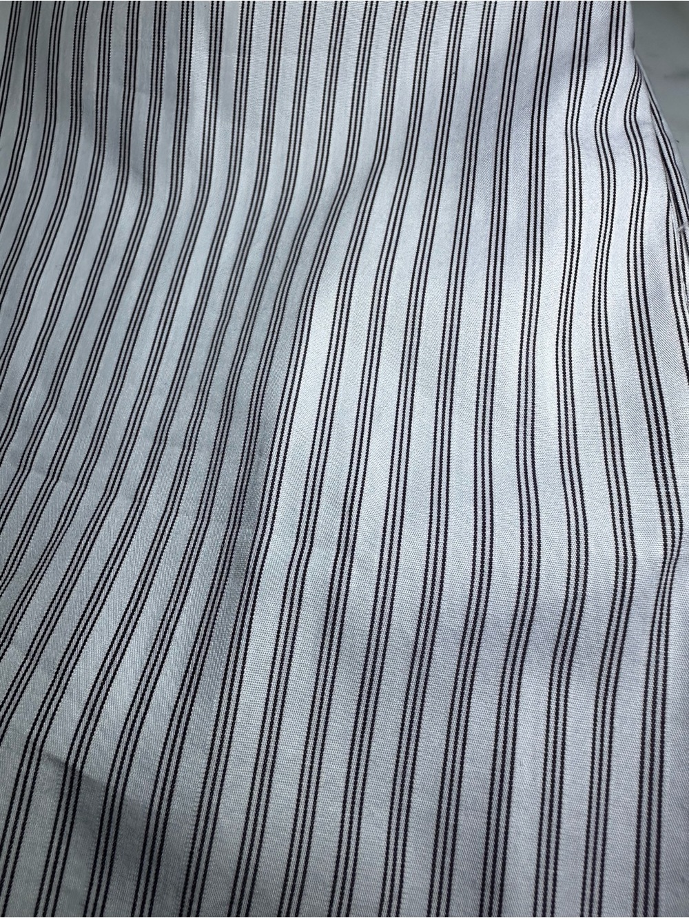LESET White & Black Pinstripe Wide Leg Pull-On Pants Size S Made in USA - Picture 6 of 12
